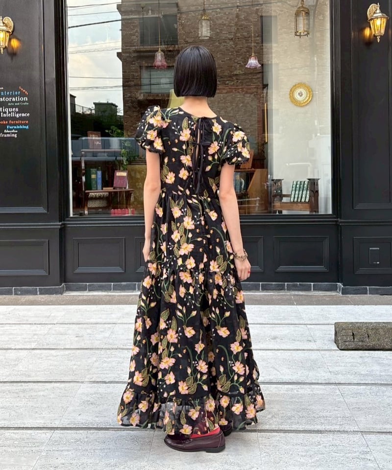 DREAM sisterjane / Wood Lily Embroidered Maxi D