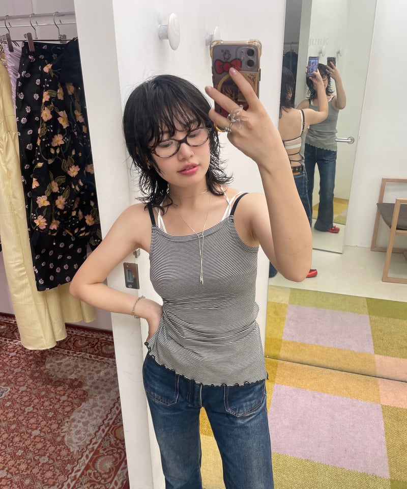 FUMIE=TANAKA / back ribbon cami | JURK shop tokyo