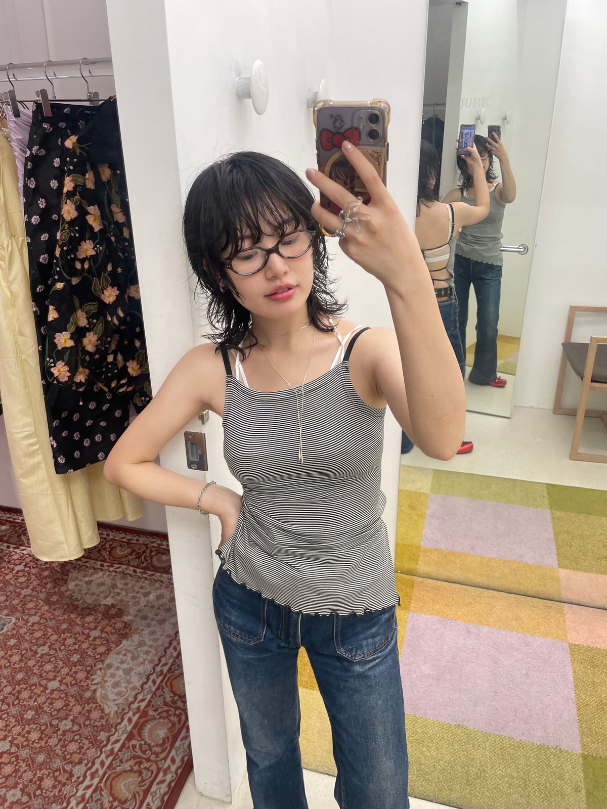 FUMIE=TANAKA / back ribbon cami | JURK shop tokyo