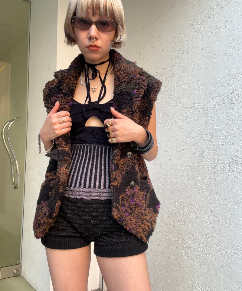 FUMIE=TANAKA / jq boa vest | JURK TOKYO FUMIE=TANAKA / jq boa vest | JURK TOKYO