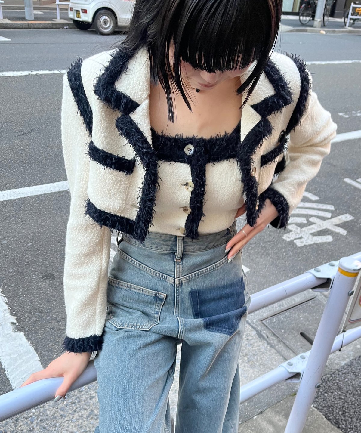 FETICO / Boucle knit short jacket | JURK shop t