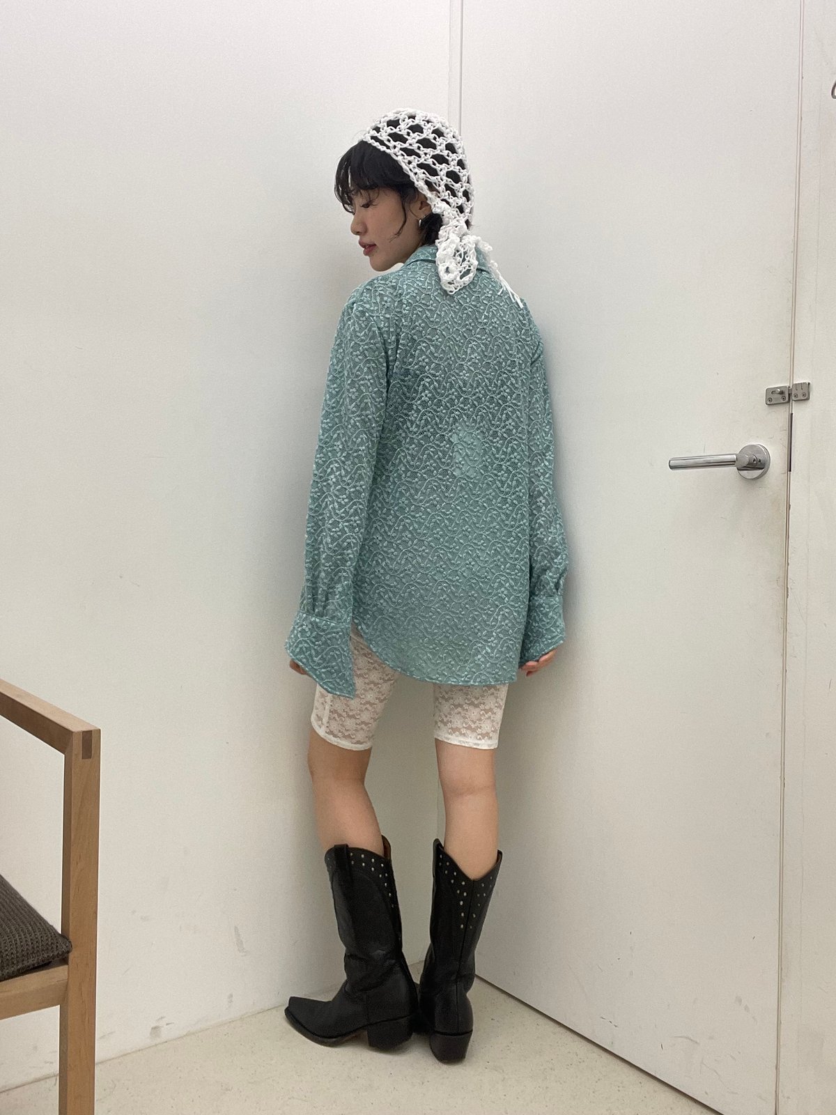 MURRAL ミューラル Stretch lace shirt MURRAL / Stretch lace shirt | JURK shop tokyo