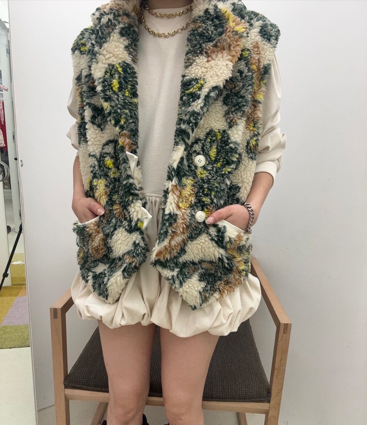 FUMIE=TANAKA / jq boa vest | JURK TOKYO FUMIE=TANAKA / jq boa vest | JURK TOKYO