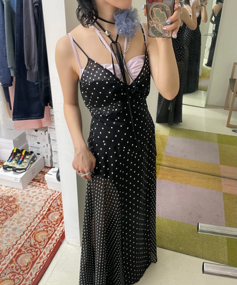 FETICO / SHEER COMBINED SLIP DRESS | JURK shop