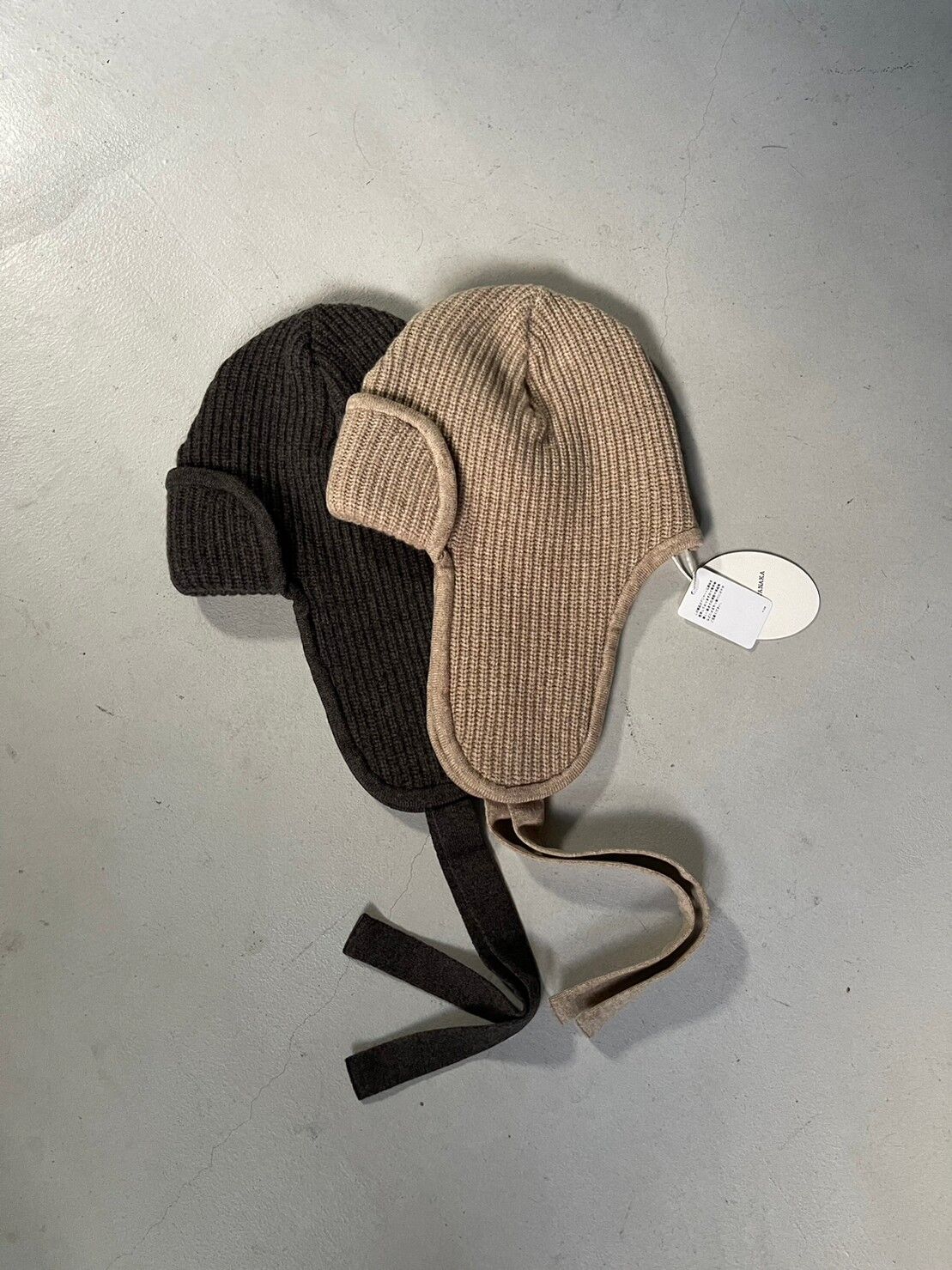 FUMIE=TANAKA / ear cover knit cap