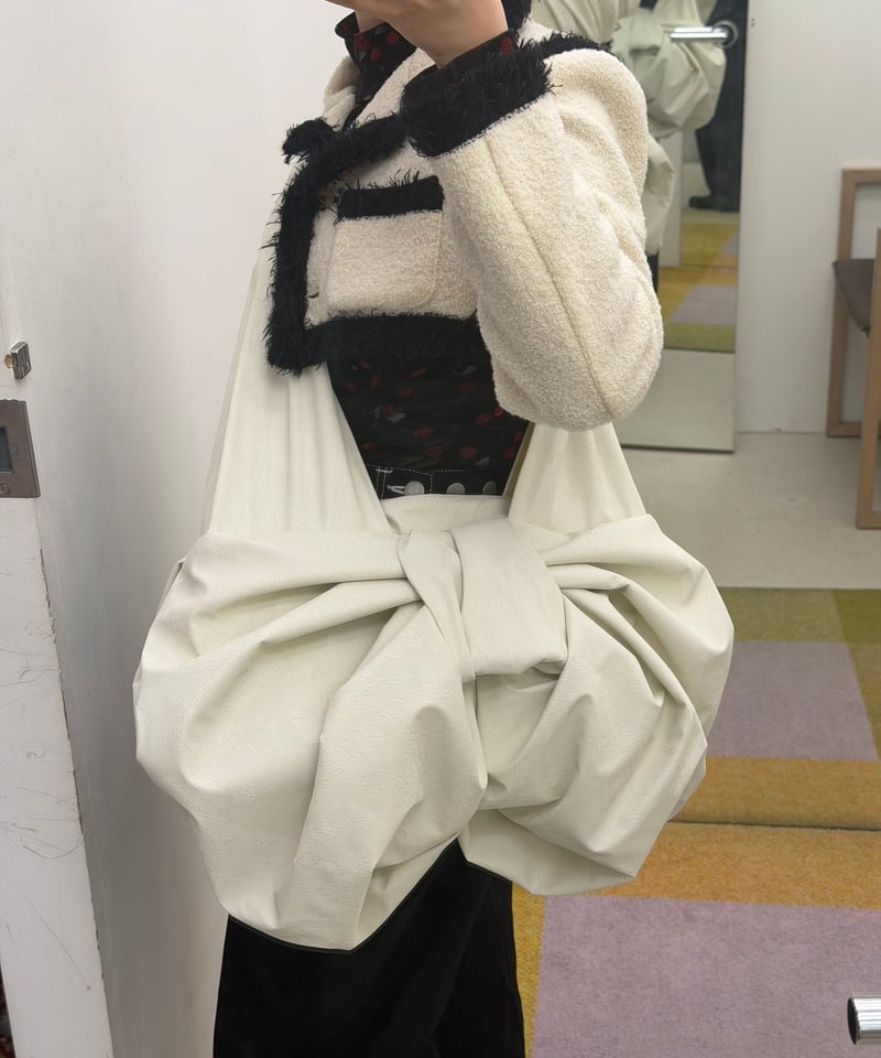 naokitomizuka / Design ribbon bag | JURK shop t