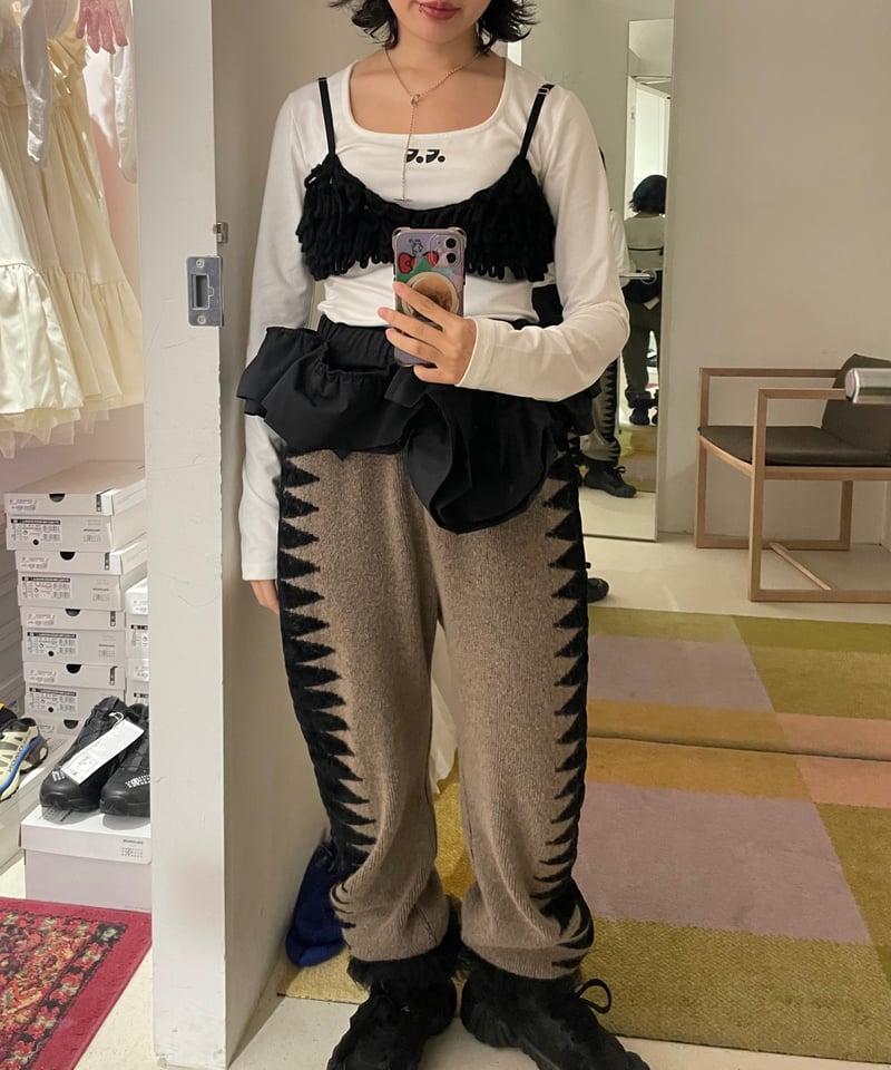 fumie tanaka giza v neck knit