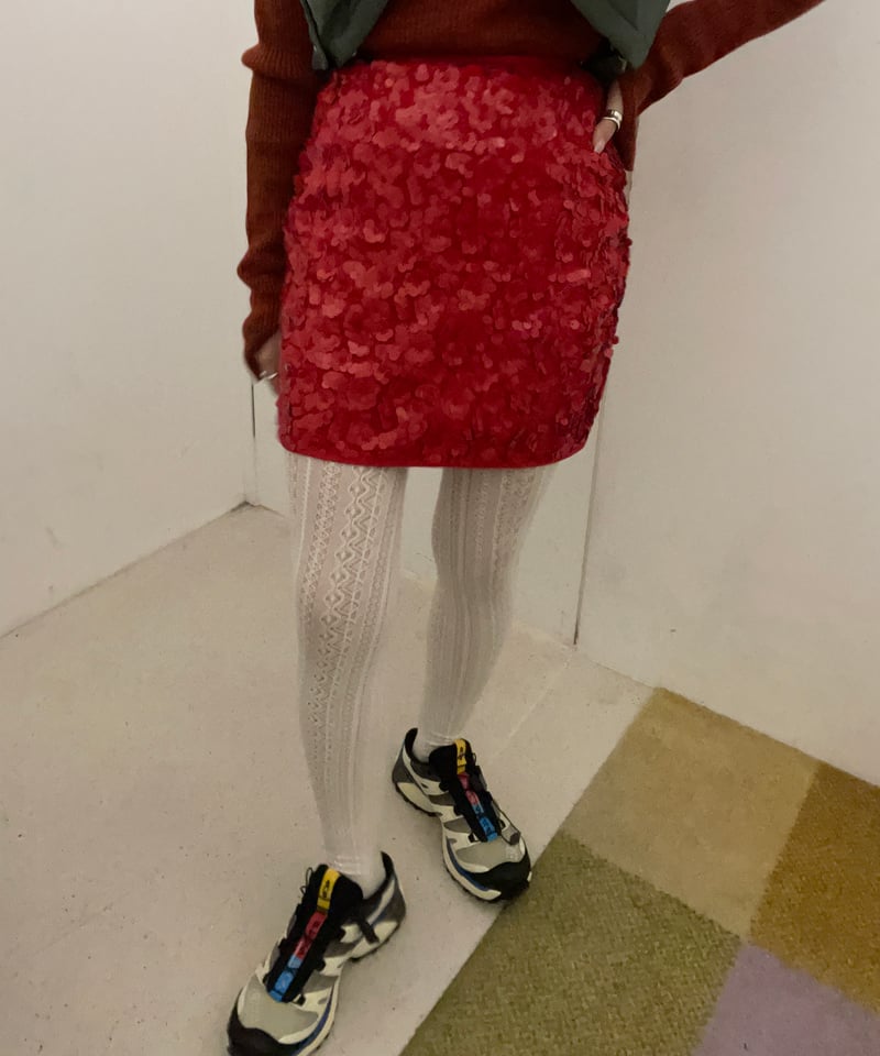 Dream sister jane / Royale Sequin Mini Skirt |