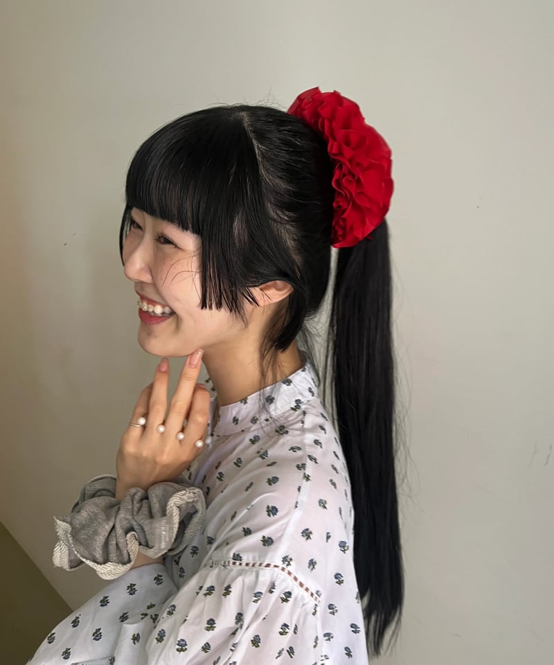 Heyep / Ruffled Jersey Scrunchie | JURK shop tokyo