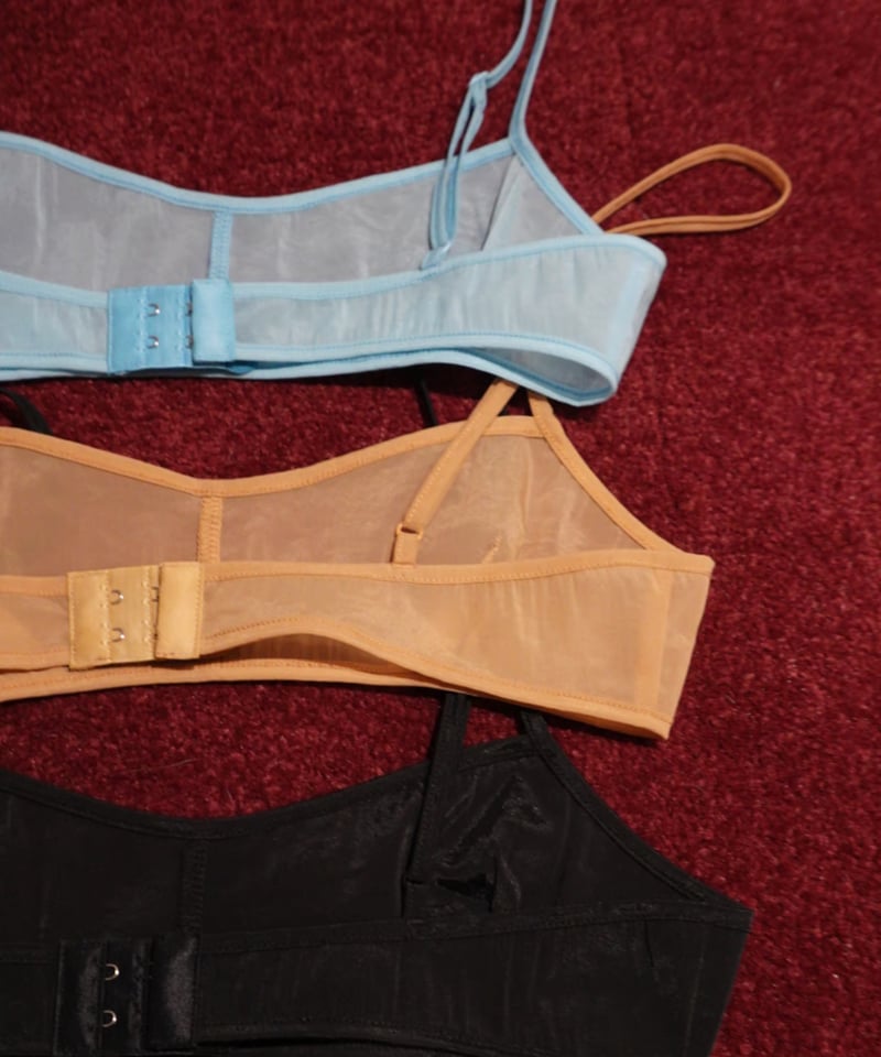 little $uzie  ブラトップ Little $uzie / Skin PU See-through Bra | JURK s