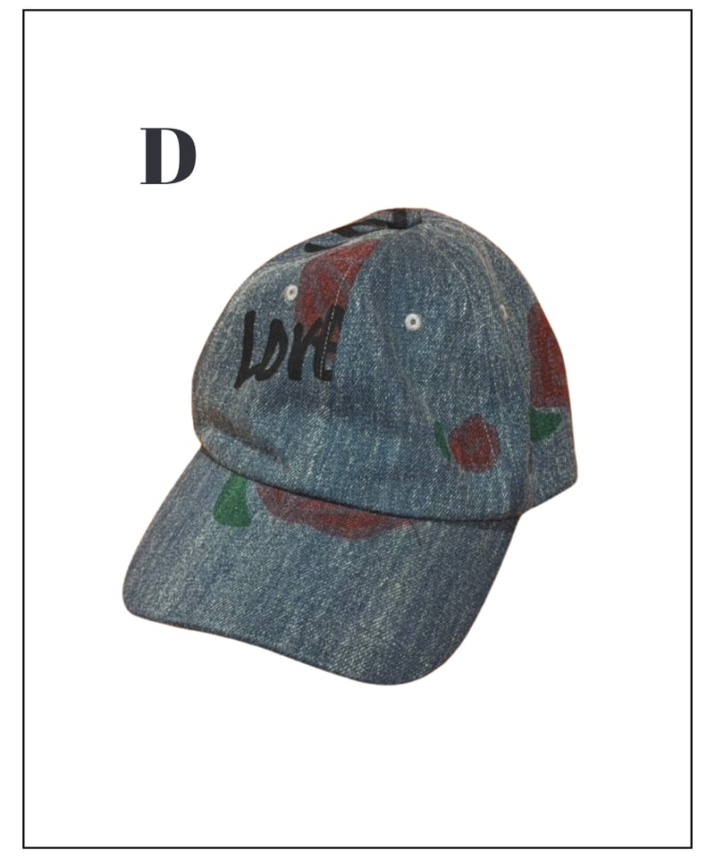 VIVIANO×JURK / rose print denim cap | JURK shop