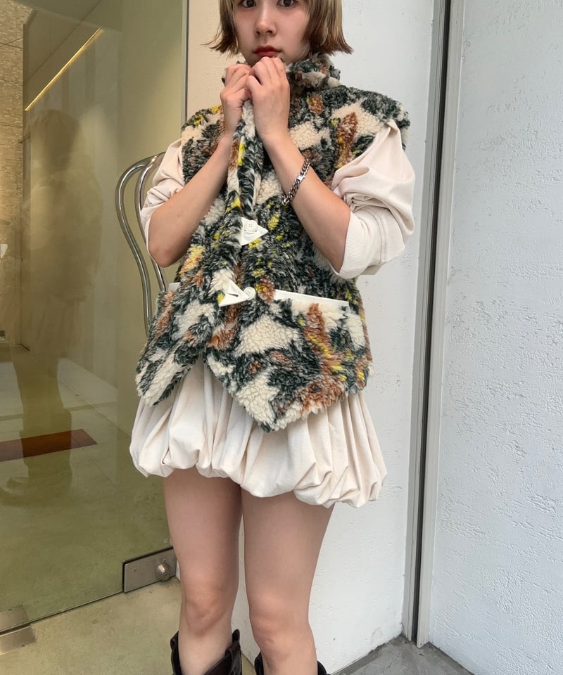 FUMIE=TANAKA / jq boa vest | JURK TOKYO FUMIE=TANAKA / jq boa vest | JURK TOKYO