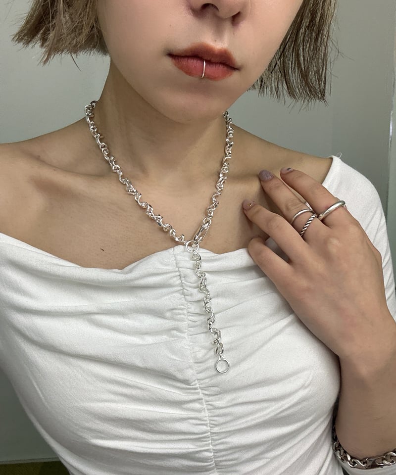 最終値下げ/ソワリー/Figueclipブレスレット/ネックレス／シルバー Soierie / Figue clip necklace | JURK shop tokyo