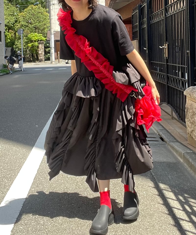 ワンピース VIVIANO Ruffle T-shirt VIVIANO / Ruffle T-shirt | JURK shop tokyo