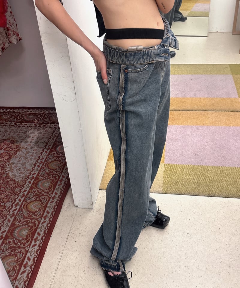 MM6 Maison Margiela / Cotton wide-leg jeans | J