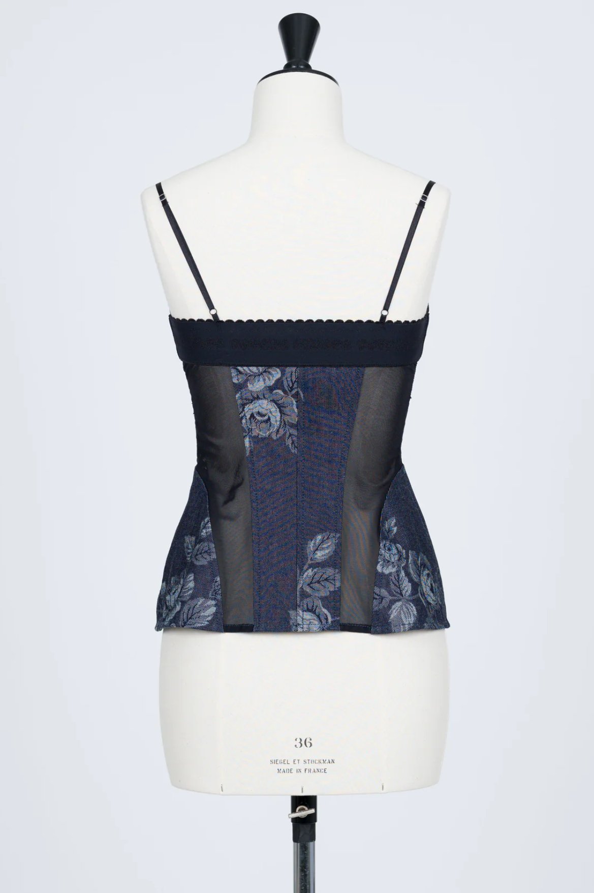 【新品】FETICO ROSE DENIM BUSTIER ROSE DENIM BUSTIER-ローズデニムビスチェ-FETICO（フェティコ