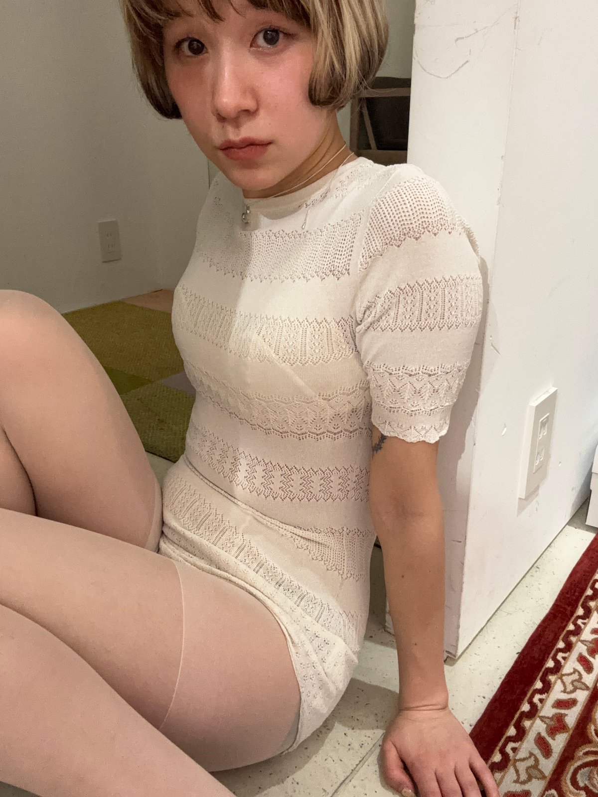 FETICO / STRETCH LACE KNIT BODYSUIT | JURK shop