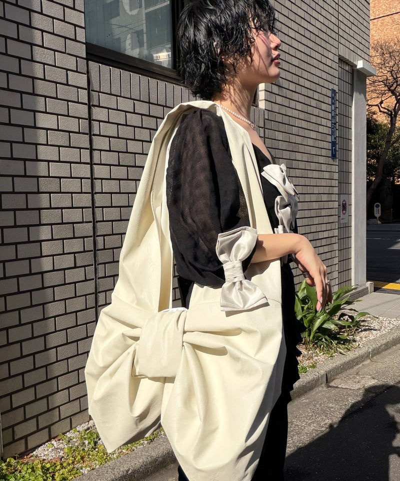 naokitomizuka / Design ribbon bag | JURK shop t