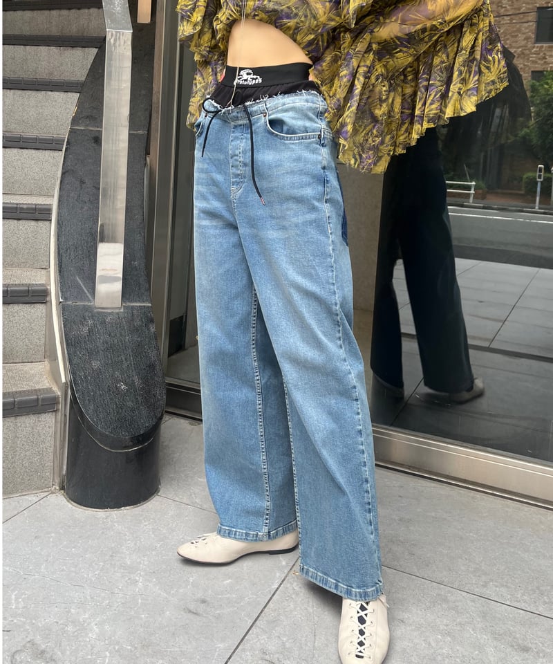 パンツ PROTOTYPES WAISTBAND DENIMREGULAR 25SS】PROTOtypes プロトタイプス / WAISTBAND DENIM REGULAR