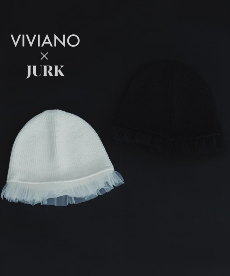 VIVIANO × JURK Tulle Beanie VIVIANO × JURK / Tulle Beanie | JURK shop tokyo