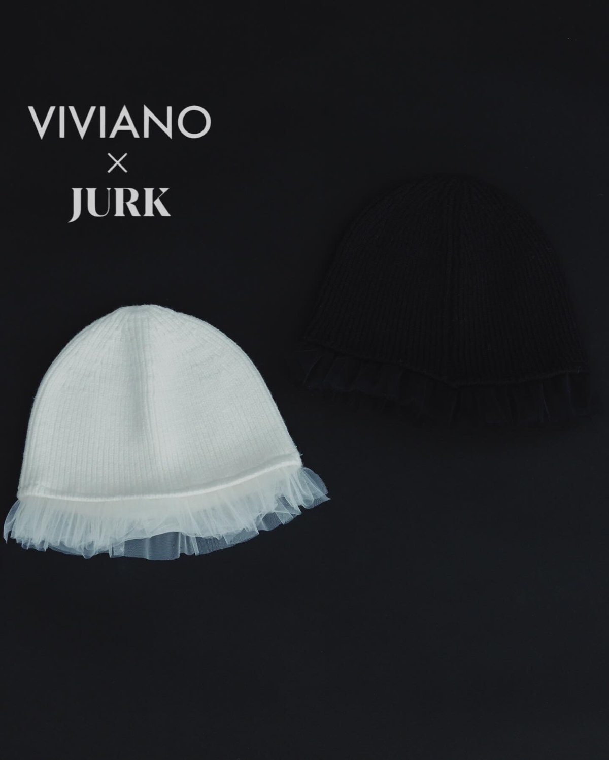 VIVIANO × JURK / Tulle Beanie | JURK shop tokyo