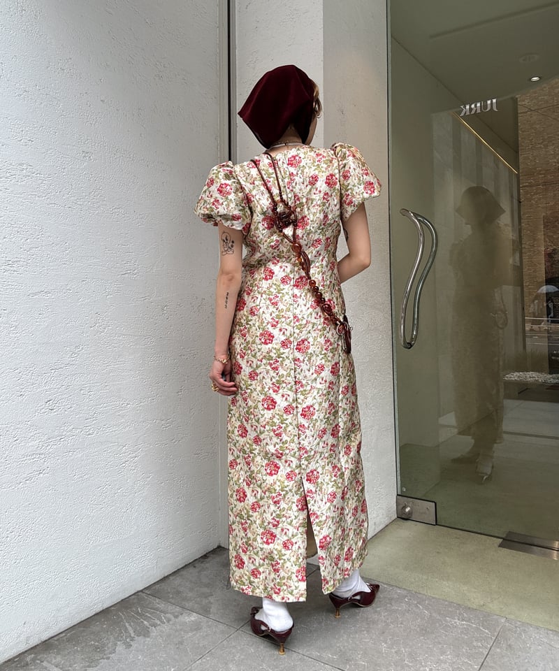 dream 様　JENNE Barn Flower Jacquard Dress