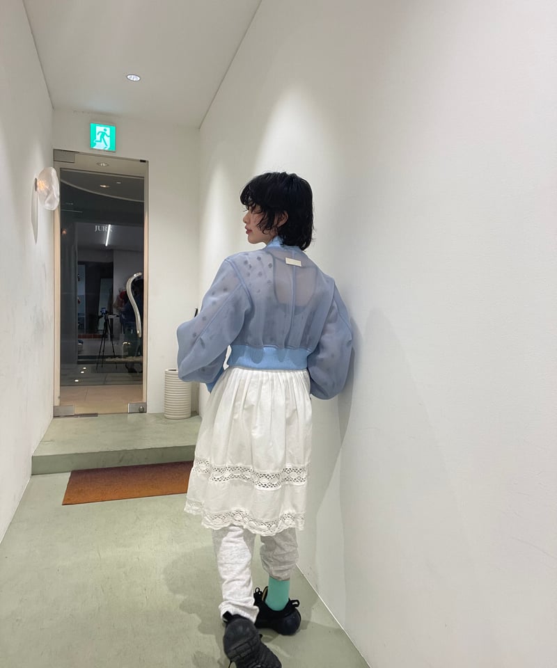 FUMIE=TANAKA / sheer short blouson | JURK TOKYO FUMIE=TANAKA / sheer short blouson | JURK TOKYO