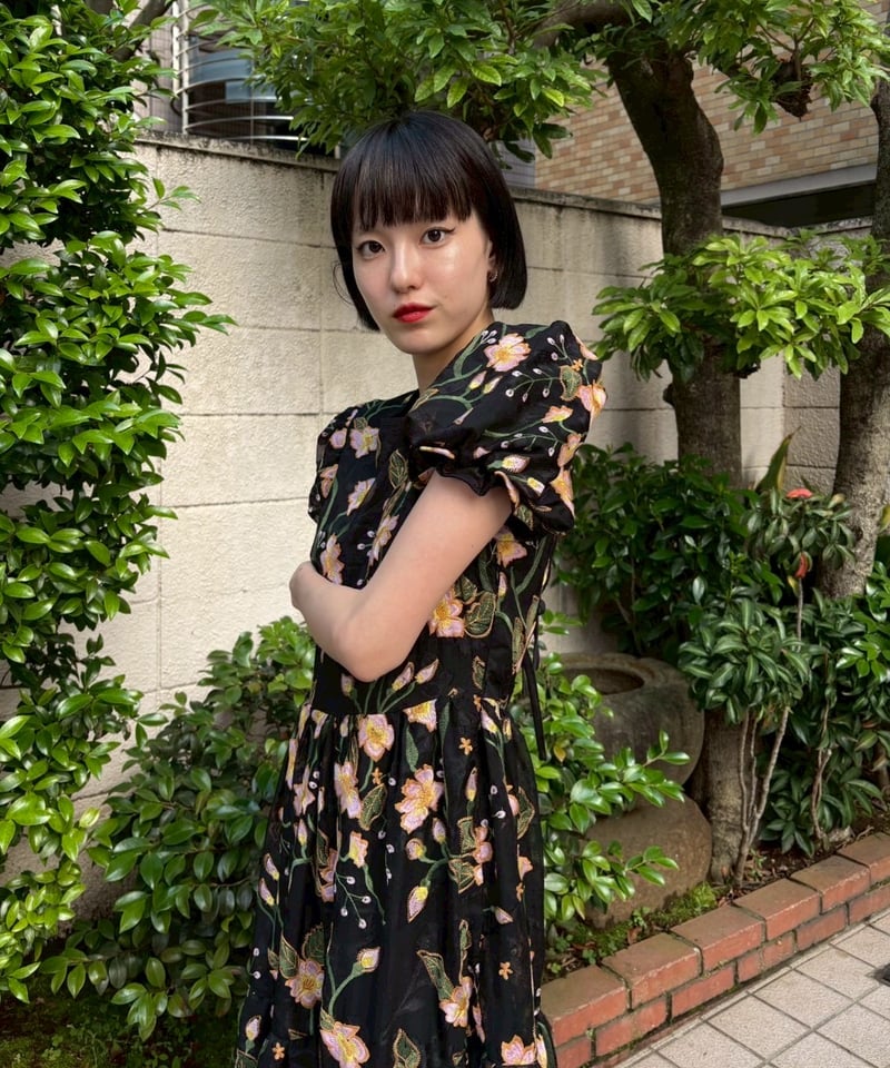 DREAM sisterjane / Wood Lily Embroidered Maxi D