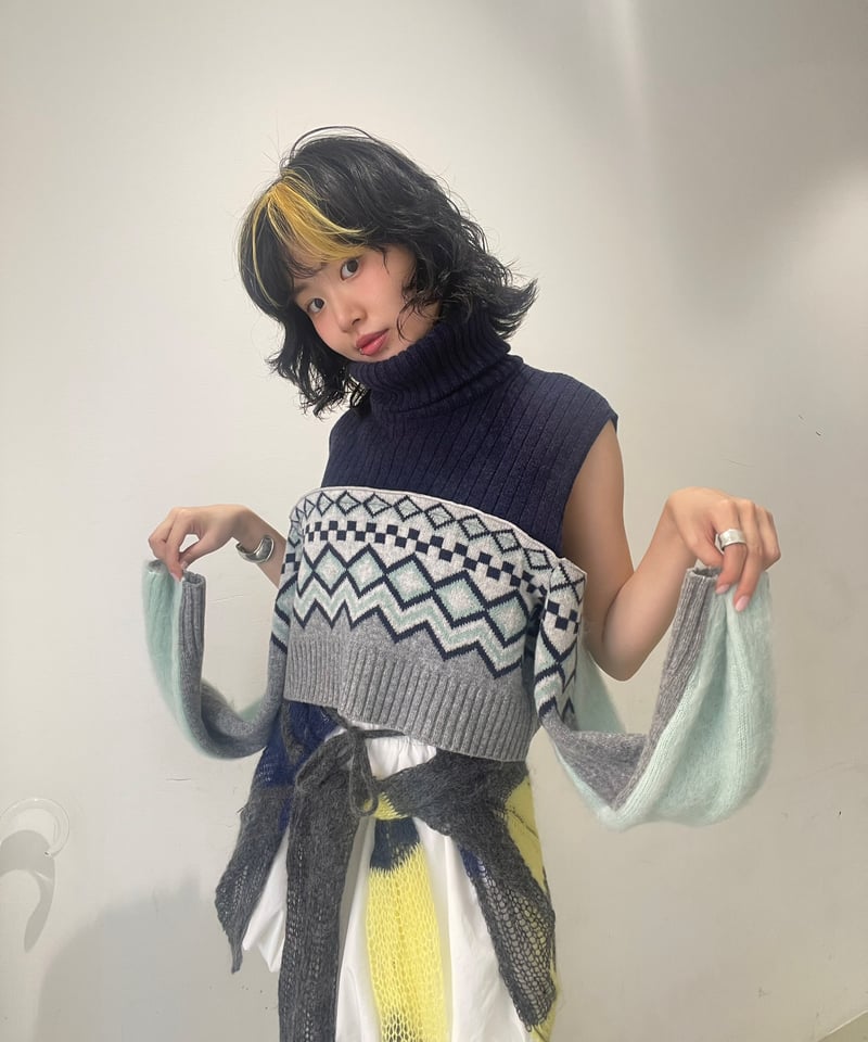 FACETASM / LAYERED NORDIC KNIT | JURK TOKYO FACETASM / LAYERED NORDIC KNIT | JURK TOKYO