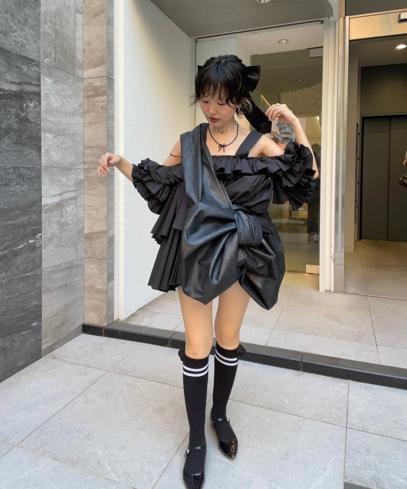 naokitomizuka / Design ribbon bag | JURK shop t