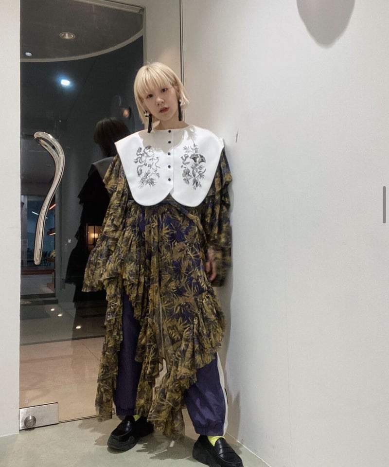 FUMIE=TANAKA / mesh frill OP | JURK TOKYO FUMIE=TANAKA / mesh frill OP | JURK TOKYO