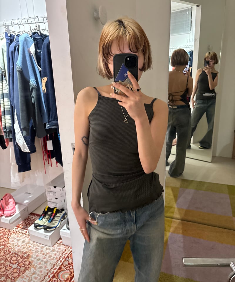 FUMIE=TANAKA / back ribbon cami | JURK shop tokyo