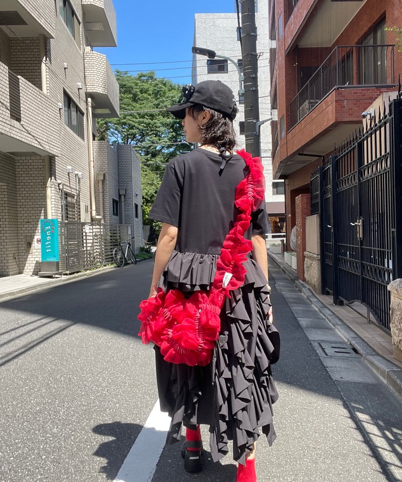 a*o様 VIVIANO x JURK チュールビスチェ　ベージュ VIVIANO / Ruffle Tulle Bustier | JURK shop tokyo