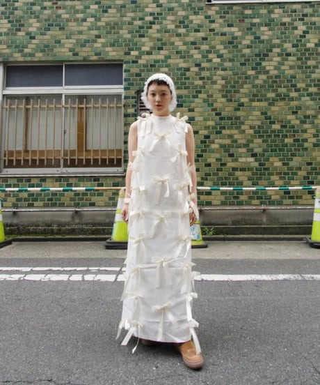 sister jane drop Bow ミディワンピース Snowdrop Bow Midi Dress – Sister Jane