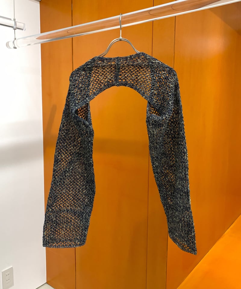 little $uzie / cotton gima mesh knit bolero | J