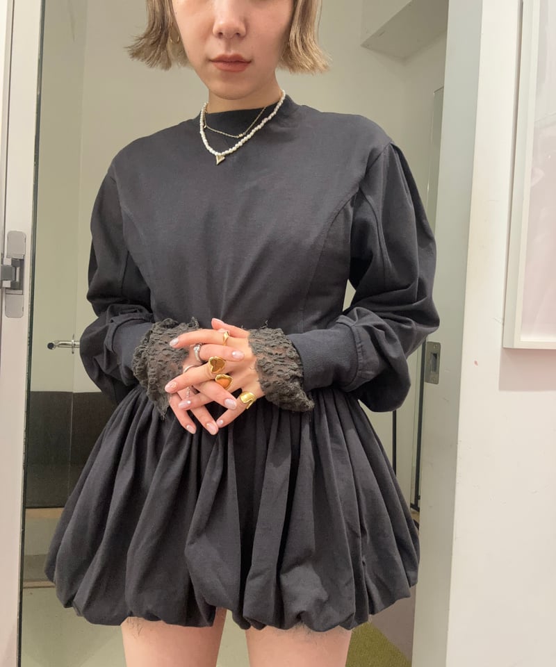 トップス Little $uzie / Ballon Hem Swiching Tops Little $uzie / Ballon Hem Swiching Tops | JURK