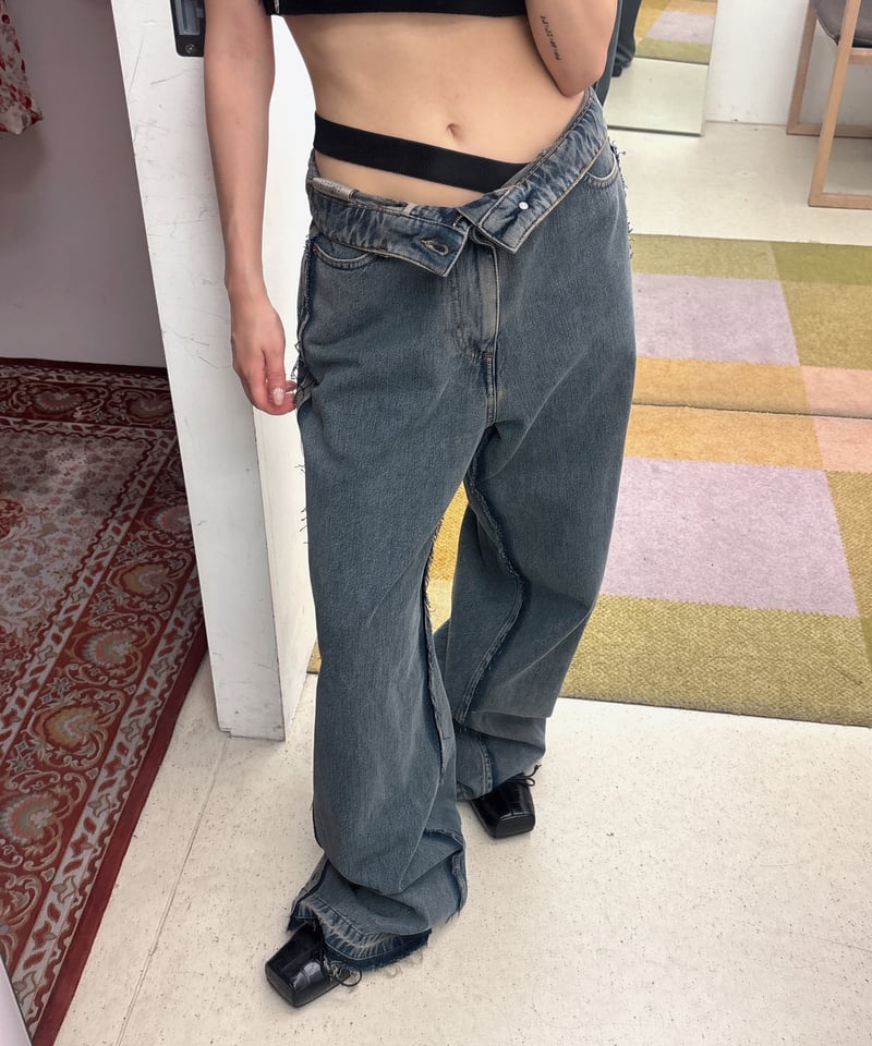 MM6 Maison Margiela / Cotton wide-leg jeans | J