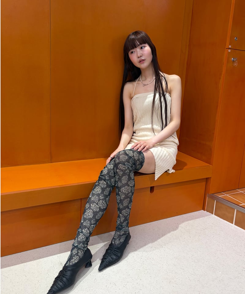 FUMIE=TANAKA / flower mesh socks | JURK shop tokyo