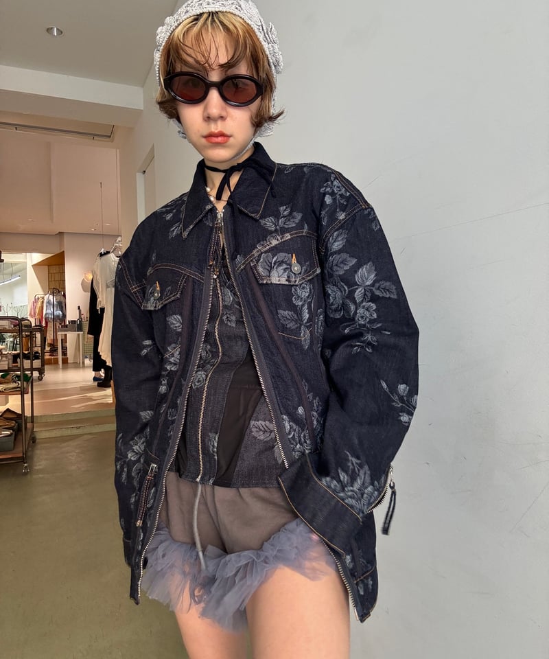 FETICO / ROSE DENIM ZIP-UP JACKET | JURK shop t