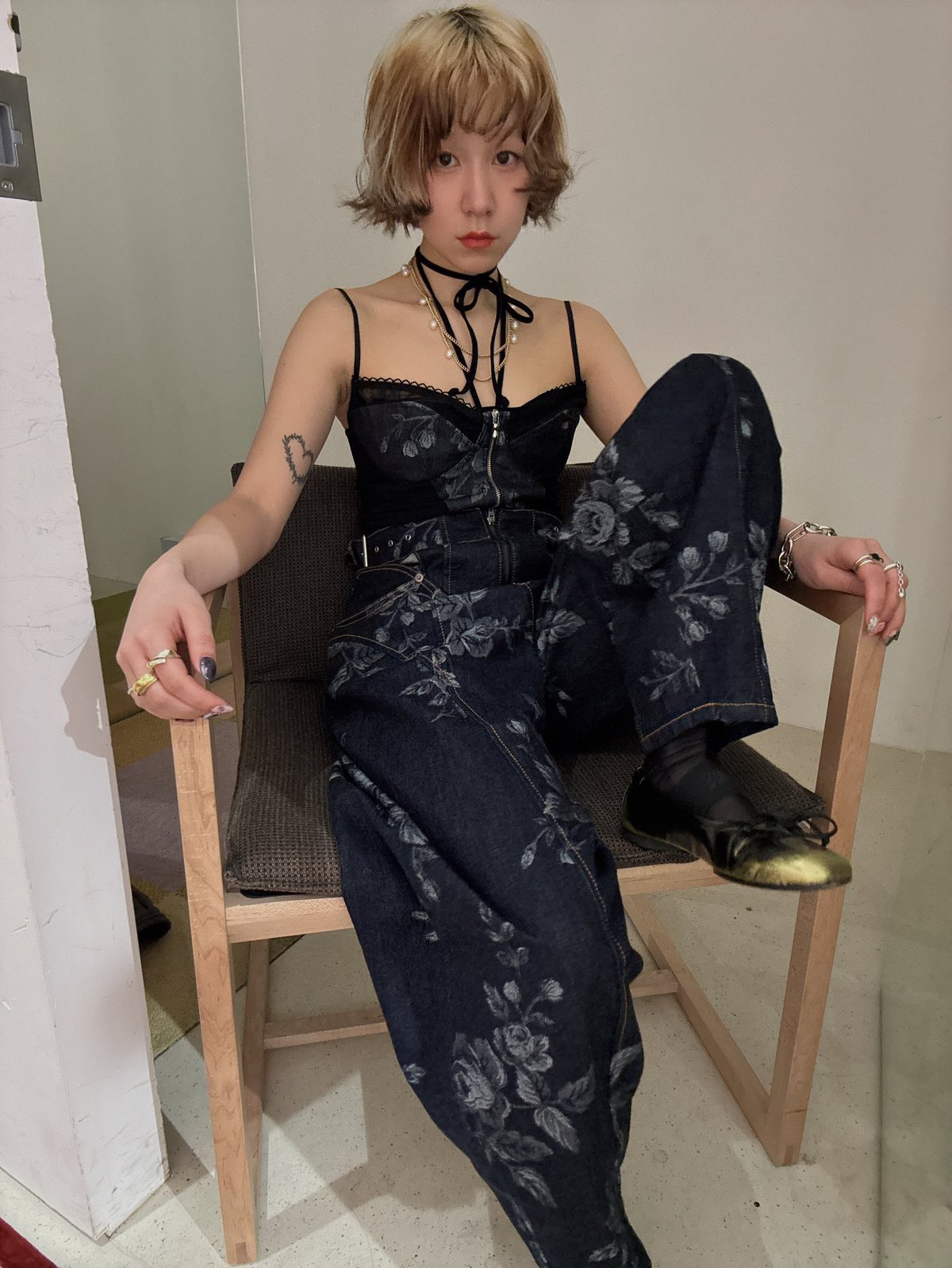 FETICO / ROSE DENIM HIGH-WAIST JEANS | JURK TOKYO FETICO / ROSE DENIM HIGH-WAIST JEANS | JURK TOKYO