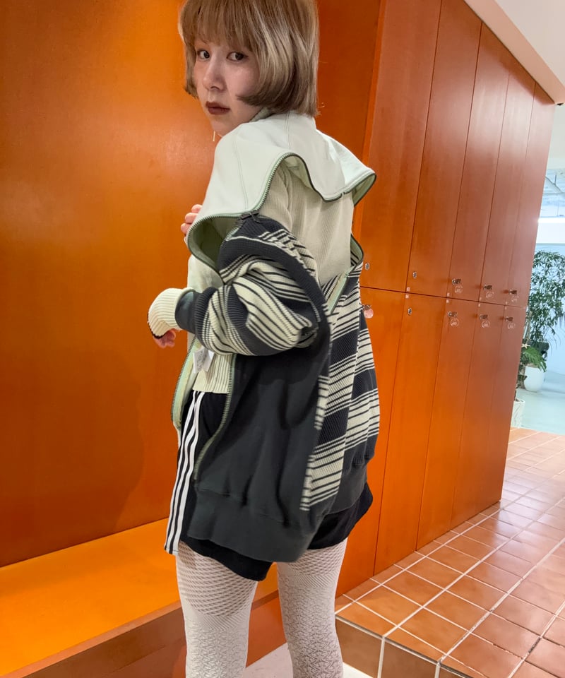 FACETASM / waffle knit zip sweat | JURK shop tokyo