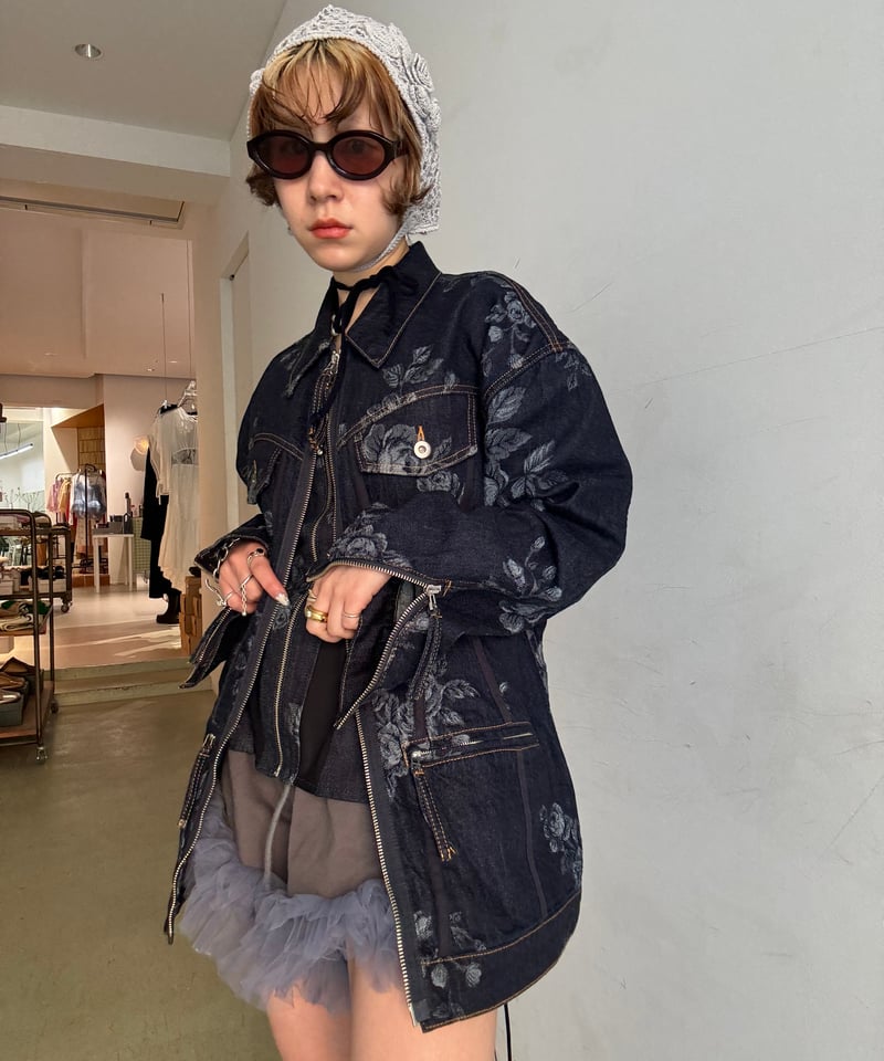 FETICO / ROSE DENIM ZIP-UP JACKET | JURK shop t