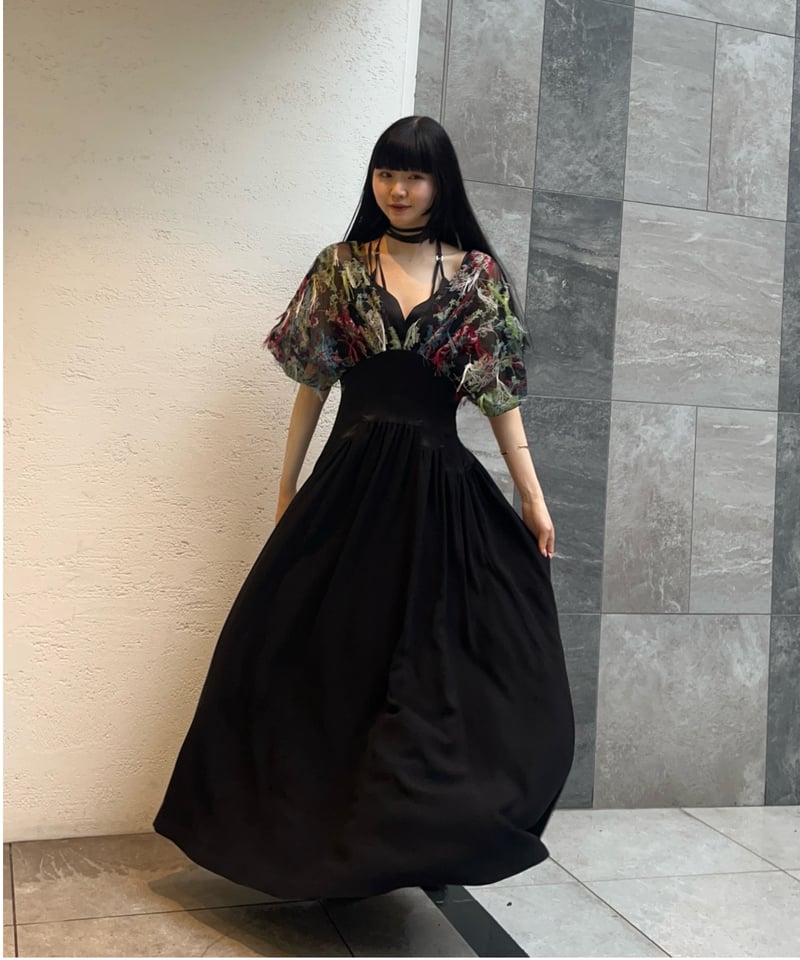 ワンピース MURRAL 2024SS Floating flower lace dress MURRAL / Floating flower lace blooming dress |