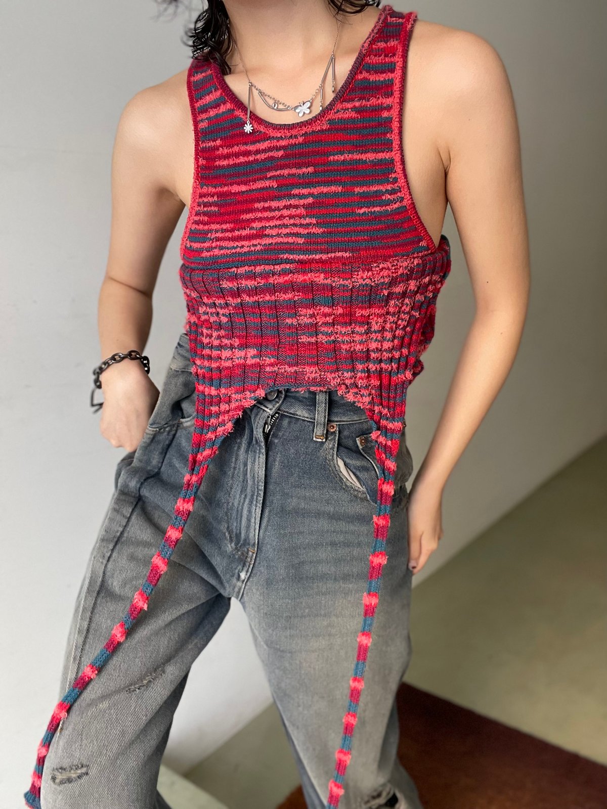 Andersson bell タンクトップ ANDERSSON BELL】 TRES LAYERED SLEEVELESS TOP (ANDERSSON BELL