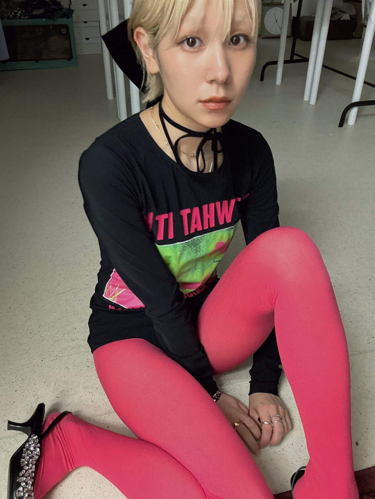 MM6 / graphic print body suit | JURK shop tokyo