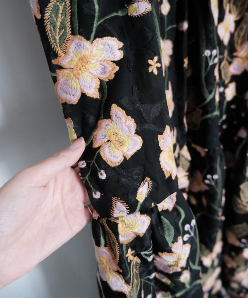 DREAM sisterjane / Wood Lily Embroidered Maxi D