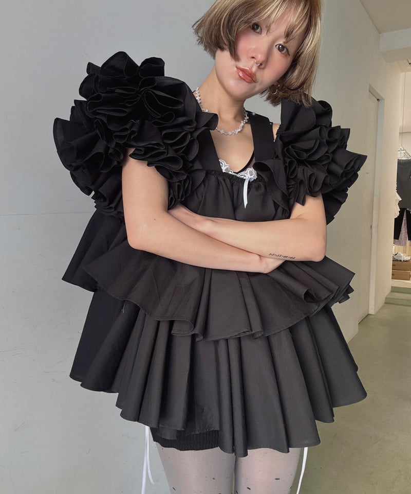 naokitomizuka / Ruffle camisole blouse | JURK s