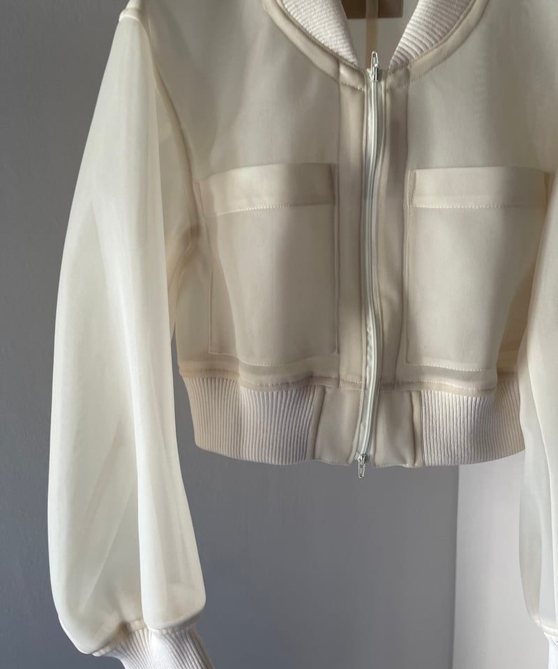 FUMIE=TANAKA / sheer short blouson | JURK TOKYO FUMIE=TANAKA / sheer short blouson | JURK TOKYO