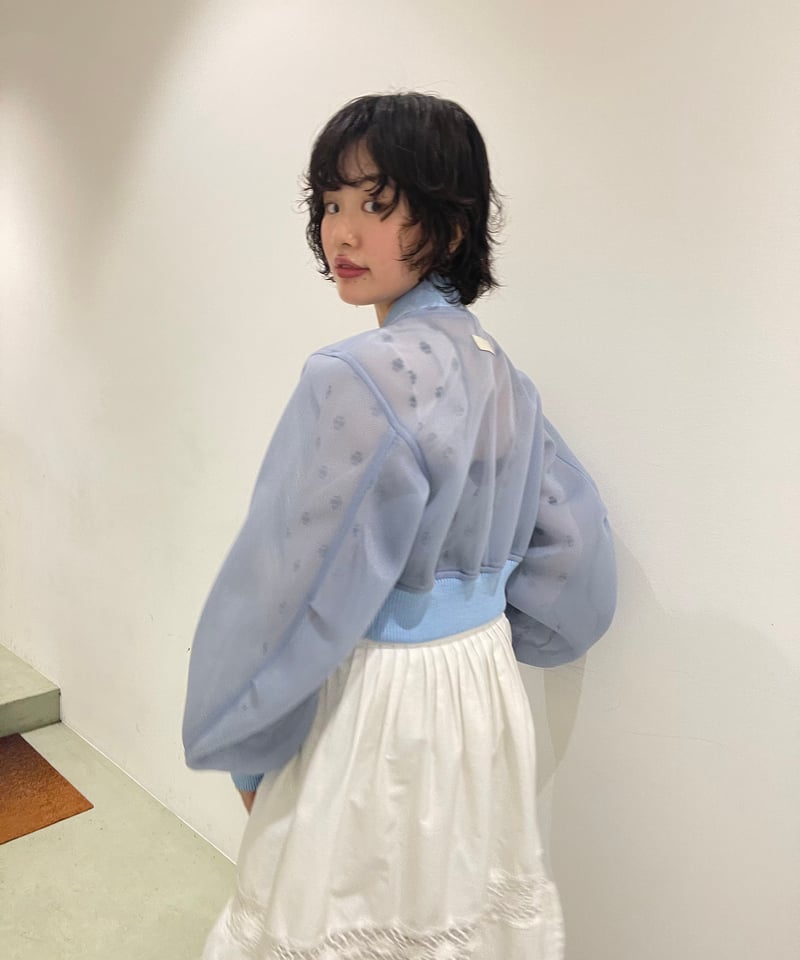 FUMIE=TANAKA / sheer short blouson | JURK TOKYO FUMIE=TANAKA / sheer short blouson | JURK TOKYO