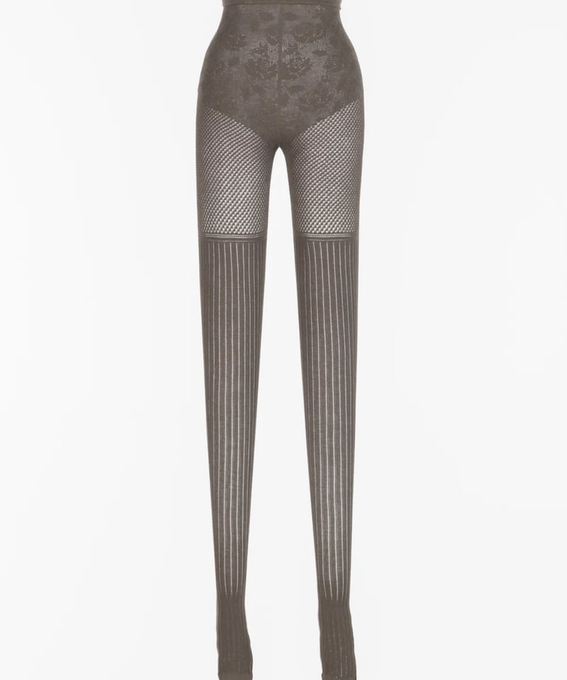 FETICO / ROSE PATTERN LACE KNIT TIGHTS | JURK s